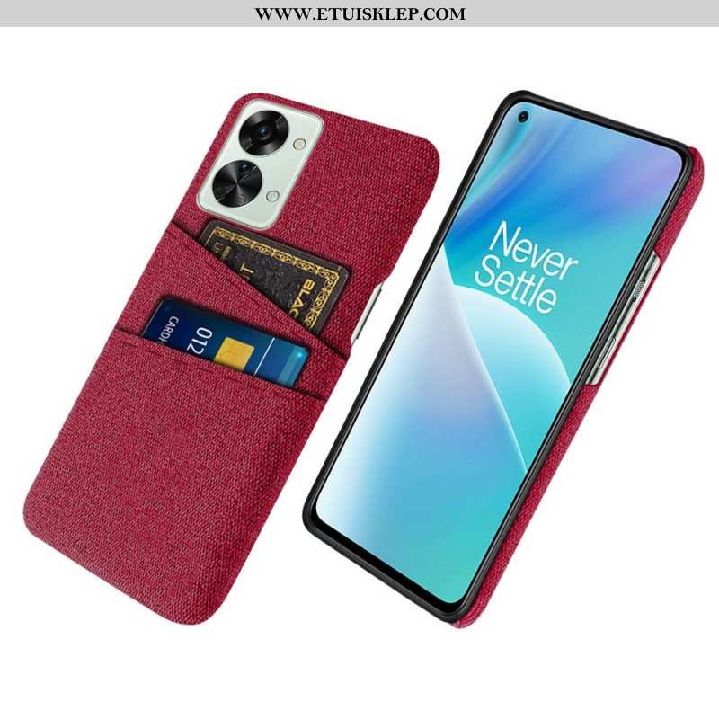 Etui do OnePlus Nord 2T 5G Tkanina O Bardzo Delikatnej Teksturze